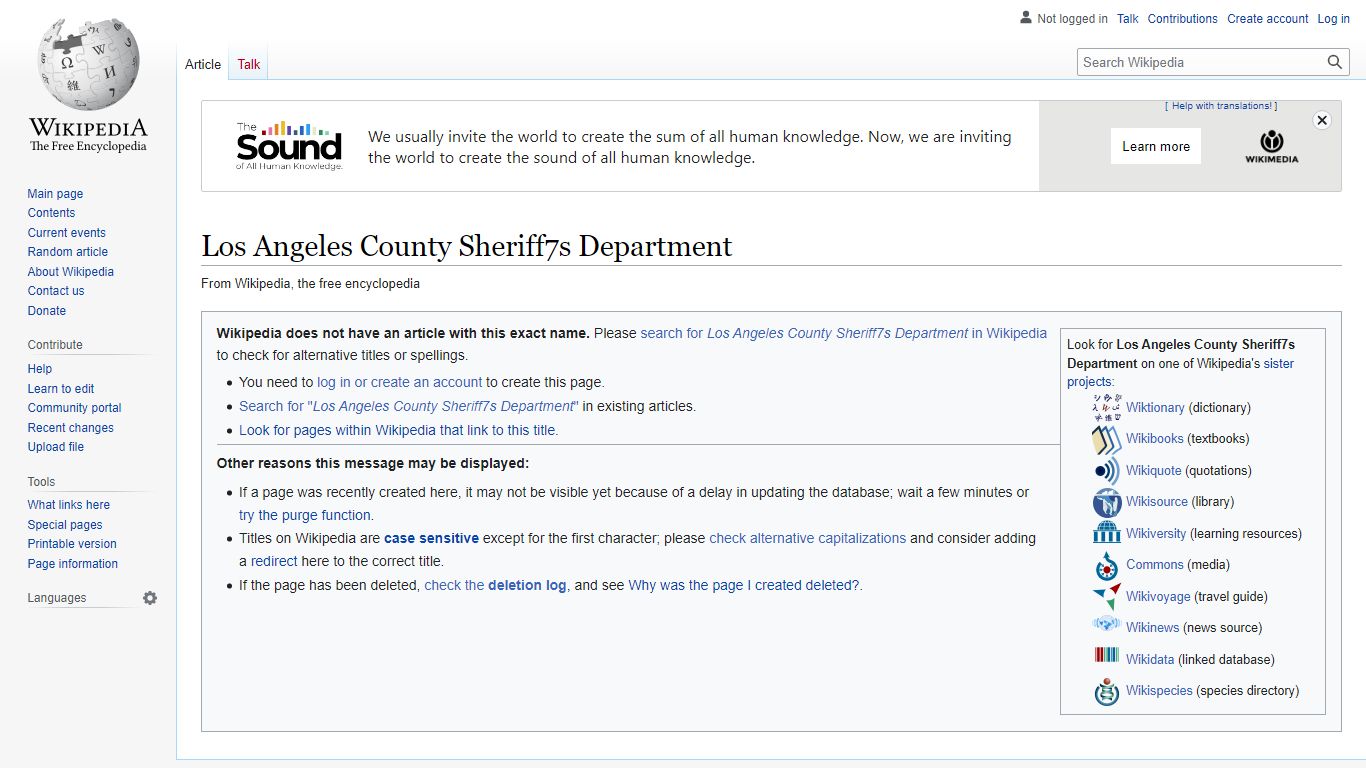 Los Angeles County Sheriff's Department - Wikipedia