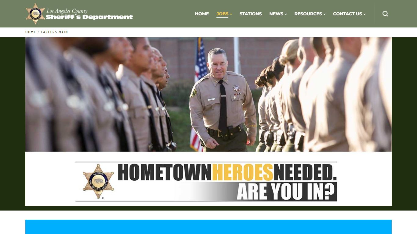 Careers Main | Los Angeles County Sheriff's Department